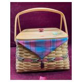 Longaberger Basket, Liner and Lid