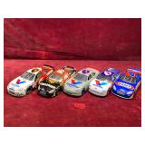 Various Die-Cast Collectible Racing Cars