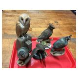 Assorted Bird Sculptures