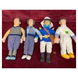The Three Stooges Stuffed Figures