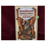 Metal Winchester Shothun Shells Sign