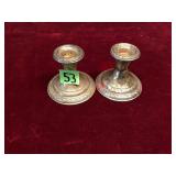 Amston Sterling Candle Holders
