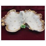 Antique Porcelain Serving Bowl