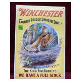 Vintage Style Winchester Metal Sign