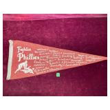Vintage Fightin Phillies Team Banner