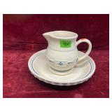 Longaberger Pottery Pitcher & Bowl Set