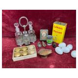 Antique Cruet Set & More