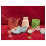 Various Glass and Porcelain Household Items