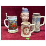 Various Beer Steins and More