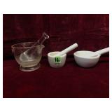 Vintage Mortar and Pestles