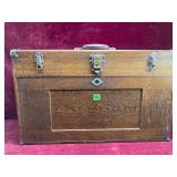 Antique H. Gerstner&Sons Wooden Tool Chest