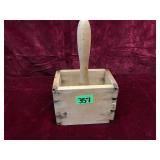 Wooden Butter Press