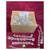 Lot of Vintage Glass Chandelier Crystals