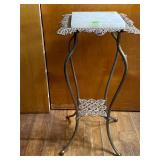 Vintage Metal Side Table/Plant Stand