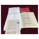 Antique Coins & Historical Documents Lot