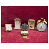 Lot of Various Desk/Table Clocks