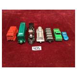 Vintage Midgetoy Diecast Train and Vehicle Lot