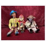 Vintage Character Doll & Scarecrow Lot