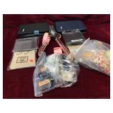 Fiskars Squeeze Punch & Scrapbooking Supplies Lot