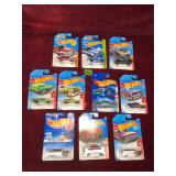Various Hot Wheels, 10 ea