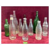 Lot of Various VIntage Soda Bottles