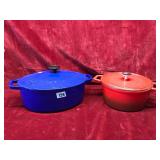Cuisinart and Cookware Enameled Cast Iron Pots