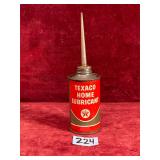 Vintage Texaco Home Lubricant Oil Can