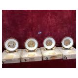 Set of 12 Japanese Floral Calendar Plates