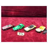 Vintage Red Line Hot Wheels Cars and Silver
