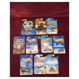 Various Hot Wheels, 10 ea