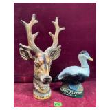 Vintage Alcohol Animal Figures Decanters