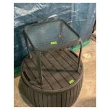 Storage Deck Box and Patio Side Tables