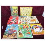Lot of Vintage Inlaid Children