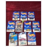 Various Hot Wheels, 10 ea