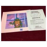 Vintage TMNT Leonardo Original Animation Cel Lot