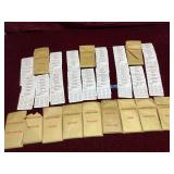 Vintage APBA Football Game Card Lot