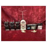 Vintage Radio and Walkie Talkie Transceiver Lot