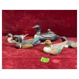 Various Decorative Duck Figures