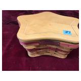 2001 Longaberger Shining Star Christmas Basket