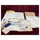 Vintage Ephemera Correspondence and Veteran...