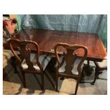 Kincaid Solid Wood Pedestal Dining Table & Chairs