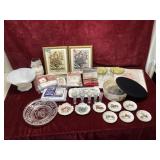 Lot of Glassware & crafting Items