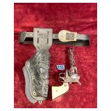 Vintage Stallion Gun, Belt & Holster, Cap Gun