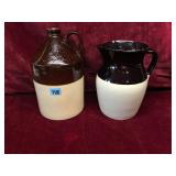 Stoneware Jug & Pitcher