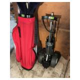 TaylorMade System 2 Golf Club Set with Pull Cart