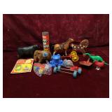 Vintage Novelty Toys and Plastic Figures Lot