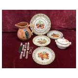 Lot of Vintage Metal Plates & More