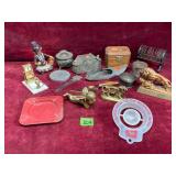Antique Household Items, Trinket Boxes, etc