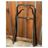 Antique Ney Mfg Double Harpoon Barn Hay Fork