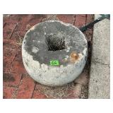 Antique Hand Carved Round Grinding Stone/Wheel